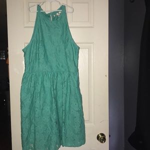 LC Lauren Conrad Teal size 14 dress